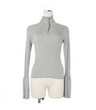 Kintsugi 金継ぎ ハイネックニット フレアスリーブ 1 グレー MM24FW-KN078