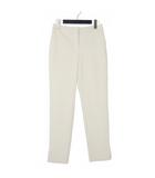 テーパードパンツ フォーマル 無地 サイズ40 ホワイト 白