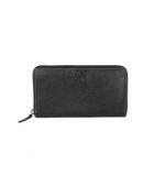 ロエベ LOEWE アナグラム レザー ジップアラウンドウォレット 長財布 ラウンドファスナー ブラック