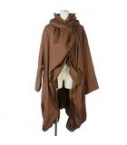 イッセイミヤケ ISSEY MIYAKE ペルマネンテ 92AW ナイロン フードコート ロング丈 無地 Mサイズ ブラウン 茶 PE23-FA007