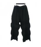 シーエフシーエル CFCL イージーパンツ ワイド リブ 無地 ゴムウエスト サイズ1 ブラック 黒 CF004KF017