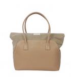 メゾンマルジェラ Maison Margiela 24SS 5AC ショッピングバッグ ミディアム トートバッグ レザー キャンバス ベージュ SB1WC0012