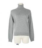 メゾンマルジェラ Maison Margiela 21AW タートルネック ニット セーター エルボーパッチ 長袖 無地 S グレー S51HA1161