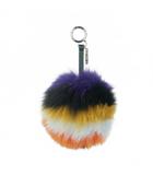 フェンディ FENDI Pompon Charm ポンポンチャーム フォックスファー マルチカラー