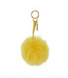 フェンディ FENDI Pompon Charm ポンポンチャーム フォックスファー 黄色 イエロー