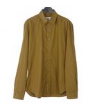 メゾンマルジェラ Maison Margiela 10 17AW コットンシャツ 長袖 四つタグ 40 緑 カーキ S50DL0321 S39545 国内正規