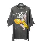 セントマイケル SAINTMICHAEL 26SS AEROSMITH AS_SS T-SHIRT Tシャツ カットソー 半袖 XL ブラック 黒 SM-MK8-0000-C25