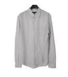 コムデギャルソンオムドゥ COMME des GARCONS HOMME DEUX AD2012 コットンシャツ ストライプ 長袖 袖切替 M ピンク DJ-BC23