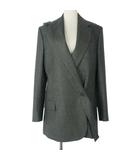 ステラマッカートニー STELLA McCARTNEY 20AW テーラードジャケット ブレザー ウール 36 グレー