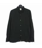 アンドゥムルメステール ANN DEMEULEMEESTER オリゾンティ 本人期 ストライプ シャツ 長袖 S ブラック 黒 2801M 国内正規