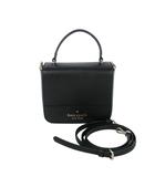 ケイトスペード KATE SPADE ステイシー サフィアーノ スクエア クロスボディ 2WAY ハンドバッグ ショルダーバッグ 黒 ブラック