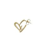ルイヴィトン LOUIS VUITTON ブックル ドレイユ ハート フォーリンラブ ピアス ゴールド 片耳 M00463