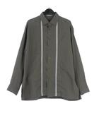 イッセイミヤケ ISSEY MIYAKE シャツ 長袖 コットン 1 グレー ME12FJ063
