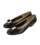 サルヴァトーレフェラガモ Salvatore Ferragamo Vara ヴァラ リボン パンプス カーフレザー 8C 黒 ブラック