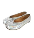Tabi Balerina Flat 足袋 タビ バレリーナ フラット バレエシューズ 38 シルバー 39WZ0030