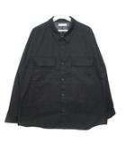 フリークスストア FREAKS STORE シャツ 長袖 無地 L ブラック k22038 0711