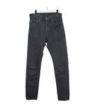 桃太郎ジーンズ MOMOTARO JEANS デニム ジーンズ ジーパン ロング W30 Mサイズ相当 ブラック k2150 0713