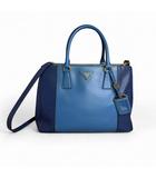 プラダ PRADA サフィアーノレザー トートバッグ バイカラー