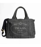 プラダ PRADA カナパ デニム トートバッグ