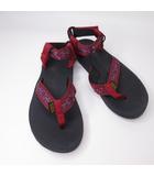 テバ Teva サンダル ストラップ アウトドア 23㎝ ブラック レッド k24091 0807