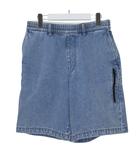 デニム ハーフパンツ ジップポケット USA28 Sサイズ相当 ブルー k241635 0810