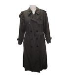 バーバリー BURBERRY 長袖 トレンチコート ロング ライナー付 ウール ベルト 7AR Sサイズ相当 ブラウン系 1014