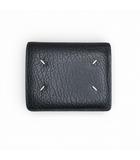 メゾンマルジェラ Maison Margiela LEATHER COIN PURSE WALLET 2つ折り財布 ウォレット レザー S56UI0140 ブラック E12170225275 0104
