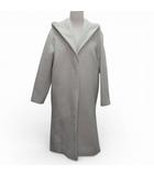 B&Y ユナイテッドアローズ BEAUTY&YOUTH ビューティー&ユース 美品 フード&カラーレスコート ロングコート ウール 2way ベージュ系 Sサイズ k336615 0109