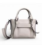 ロンシャン LONGCHAMP 美品 3D S トップハンドルバッグ ショルダーバッグ 2way クレイ 10197HCV299 E01190126209 0206