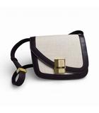 サルヴァトーレフェラガモ Salvatore Ferragamo 美品 Fiamma フィアンマ ショルダーバッグ クロスボディ キャンバス レザー ブラウン系 E01220126385 0206