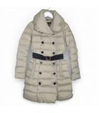 タトラス TATRAS 美品 AGONA アゴーニャ ダウンコート ダウンジャケット ベルト付き ポーランド製 ベージュ 01 Sサイズ相当 E0127082694 0206