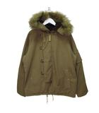  ドッグハウス DOG HOUSE 長袖 モッズコート フライトジャケット ミリタリー Mサイズ カーキ k35625 0220