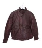 ヴィンテージ VINTAGE パラレル・ターンズ Parallel Turns 長袖 レザージャケット フライトジャケット Lサイズ相当 ボルドー系 K35551 0222