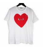 プレイコムデギャルソン PLAY COMME des GARCONS Tシャツ 半袖 カットソー トップス AZ-T220 ホワイト L k367415