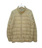 ユニクロ UNIQLO ウルトラライトダウン 長袖 ダウンジャケット 耐久撥水 ポーチ XLサイズ ベージュ k36854 0227