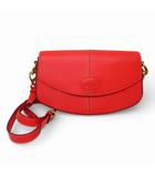 トッズ TOD'S 美品  Cバッグ ショルダーバッグ クロスボディバッグ ロゴ レザー レッド E02180526341