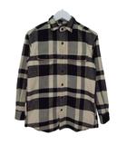 ポロ バイ ラルフローレン Polo by Ralph Lauren 長袖 シャツ チェック トップス 胸ポケット コットン 160サイズ ホワイト ブラック k3415 0331