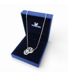 スワロフスキー SWAROVSKI 美品 ネックレス アクセサリー サークル シルバーカラー k36385