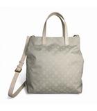 ラシット RUSSET 美品 ナイロンジャガード ショルダーバッグ トートバッグ ベージュ k385115