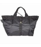 マックスマーラ MAX MARA トートバッグ トラベルバッグ ポケッタブル ナイロン 折り畳み ロゴ ブラック k37535