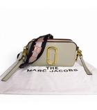 マークジェイコブス MARC JACOBS 美品 スナップショット カメラバッグ ショルダーバッグ マルチカラー ベージュ ピンクベージュ アイボリー E05080126105