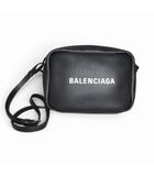 バレンシアガ BALENCIAGA エブリデイ カメラバッグ ショルダーバッグ クロスボディバッグ ロゴ ブラック E05130126363