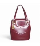 イヴサンローラン YVES SAINT LAURENT ハンドバッグ ヴィンテージ ボルドー k468750