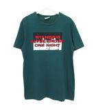 ディオール Dior 半袖 グラフィックプリント Tシャツ クルーネック トップス XLサイズ グリーン k470225 0708