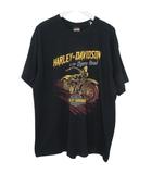 ハーレーダビッドソン HARLEY DAVIDSON 半袖 Tシャツ トップス タグ付 未使用 ロゴ プリント XL ブラック G07150140 0729