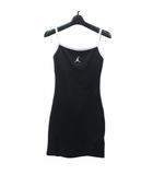 タグ付き SLIM TANK DRESS タンクトップ ワンピース ロゴ 黒 ブラック XS