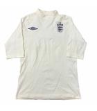 アンブロ UMBRO イングランド代表 サッカー ウエア ゲームシャツ ユニフォーム インナー アイボリー L-XL ■GY09
