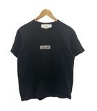 Tシャツ 半袖 ロゴ 44 XS 黒 ブラック ■YHS3
