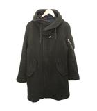 ユナイテッドアローズ A DAY IN THE LIFE UNITED ARROWS ダッフルコート フード ウール L カーキ 6225-648-0463 ■YHS4