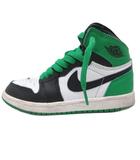ナイキ NIKE JORDAN 1 RETRO HIGH OG ジョーダン 1 レトロ ハイ スニーカー ハイカット シューズ 靴 18.5cm 緑 グリーン 白 ホワイト 黒 ブラック FD1412-031
